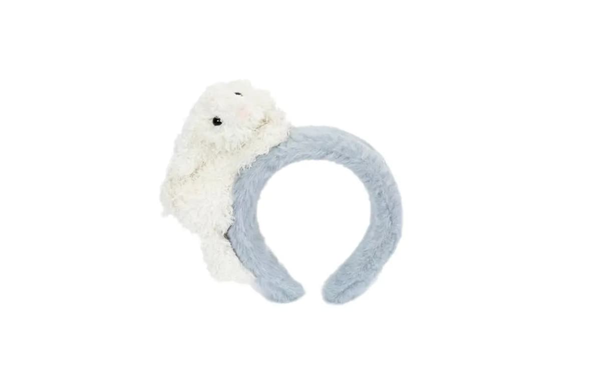 RINGLOVE Bear Məxmər Saç Bandı Qadın 4