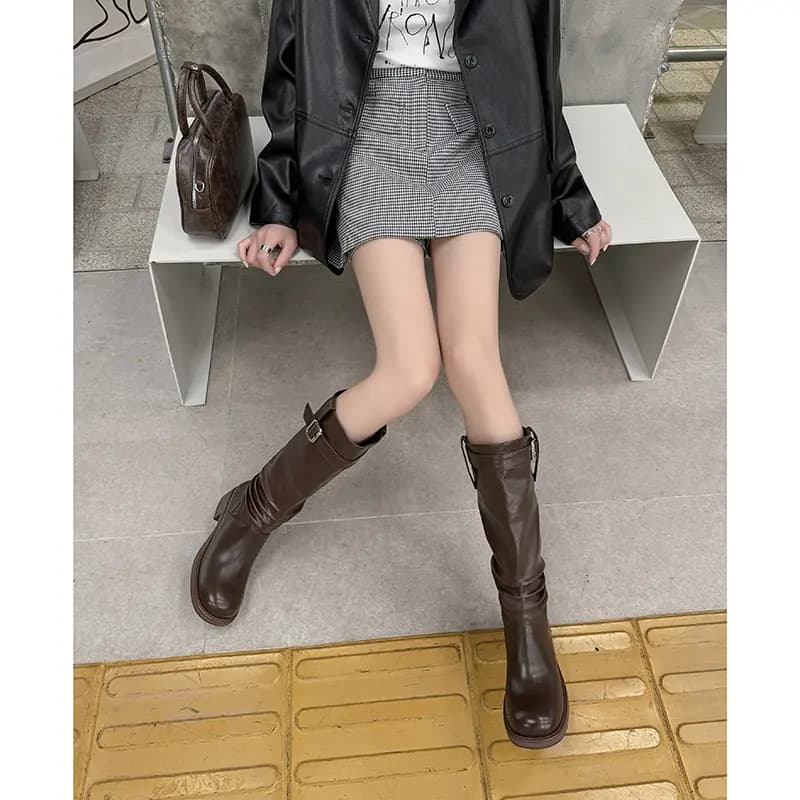 RAPHAEL SONA Fashion High Boots 5CM Women's 9