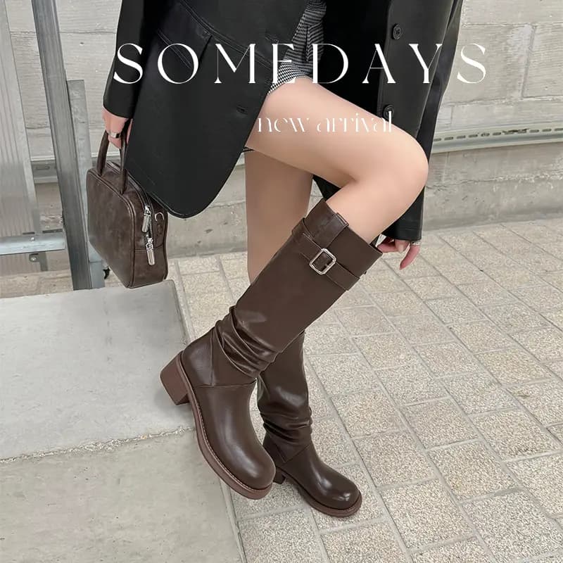 RAPHAEL SONA Fashion High Boots 5CM Women's 8
