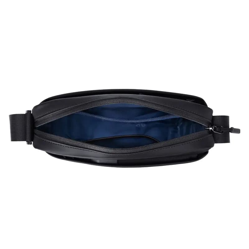 POLO Fabric Shoulder Bag Medium Men's Black 6