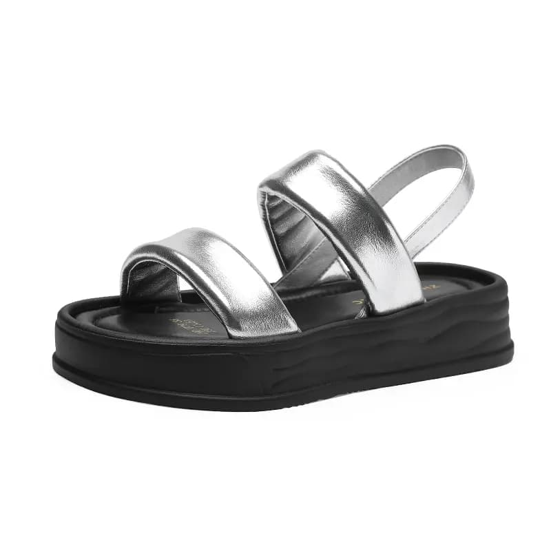 ZHR Strap Sandals 3.5cm Women's Space Silver 2