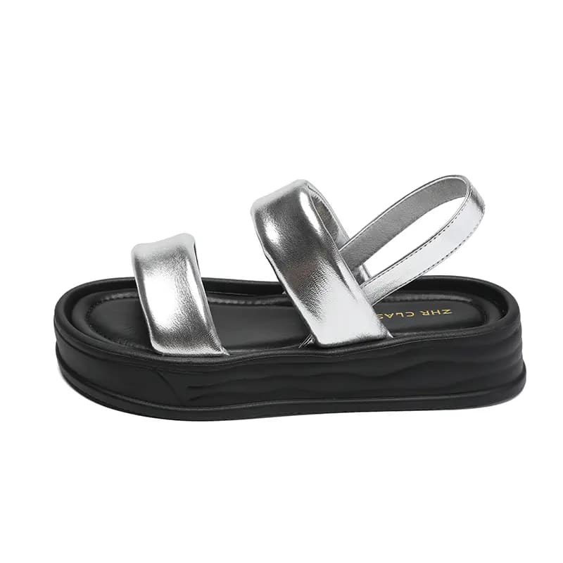 ZHR Strap Sandals 3.5cm Women's Space Silver