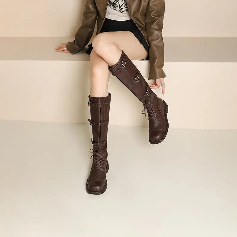 JOSINY JOSINY Knee-high Boots 4cm Women's 24