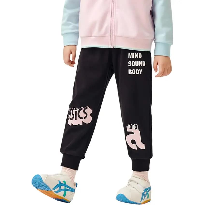 Asics Uşaq İdman Şalvarı Qara 3