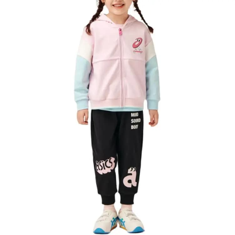 Asics Uşaq İdman Şalvarı Qara 2