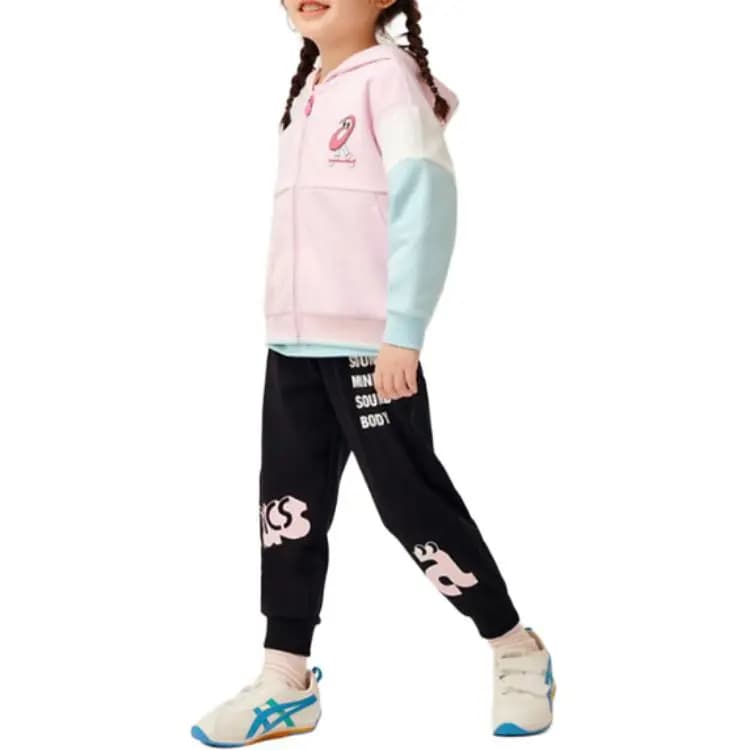 Asics Uşaq İdman Şalvarı Qara 4
