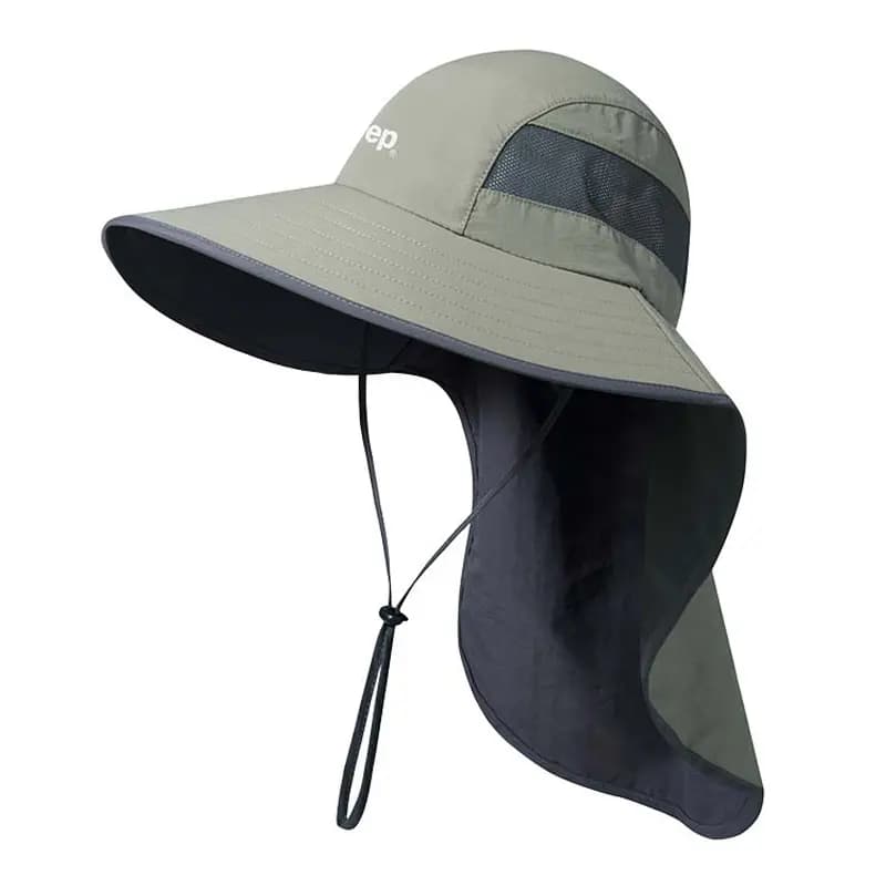 Jeep Fisherman Outdoor Large Brim Sun Shade Special Sun Fishing Nylon Sun Hat Unisex Couple Style 4