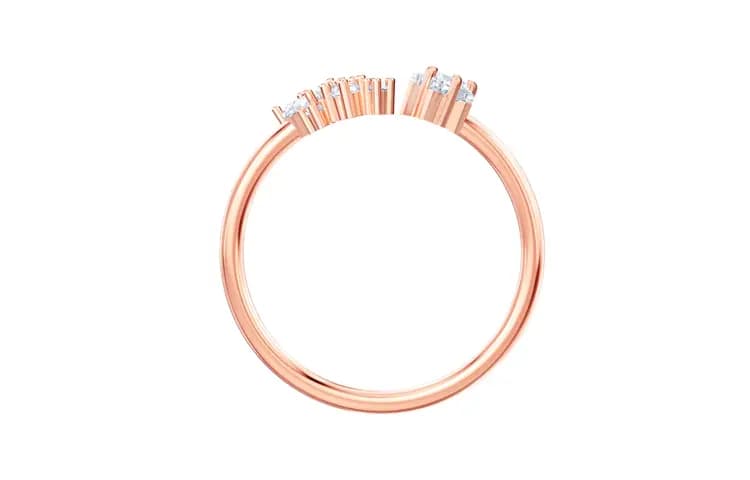 Swarovski Penélope Cruz Moonsun Rose Gold Plated Rings Women's 3