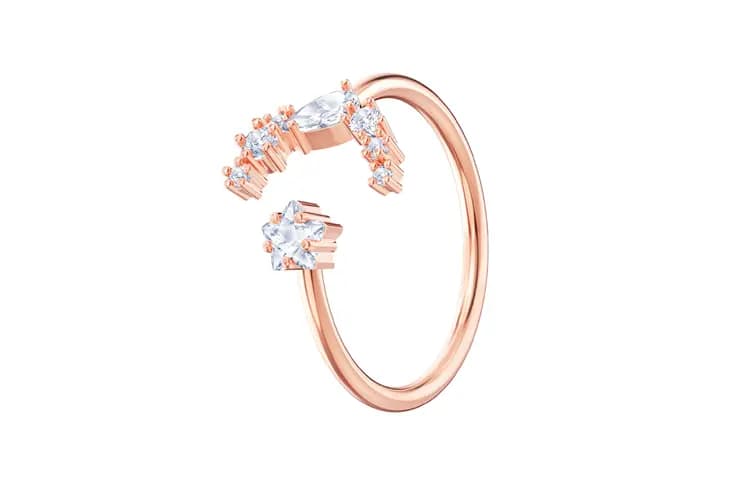 Swarovski Penélope Cruz Moonsun Rose Gold Plated Rings Women's 2