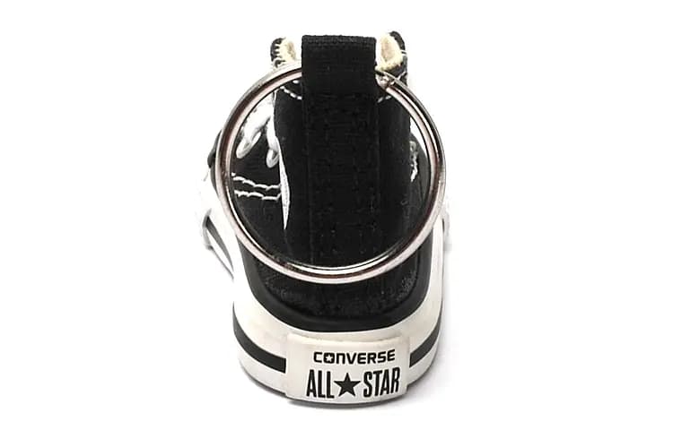 Converse Canvas Shoes Keychain Unisex Black 5