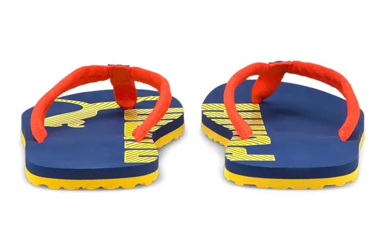 PUMA Epic Flip V2 Sürüşmə Ayaqqabı Sarı/Qırmızı 3
