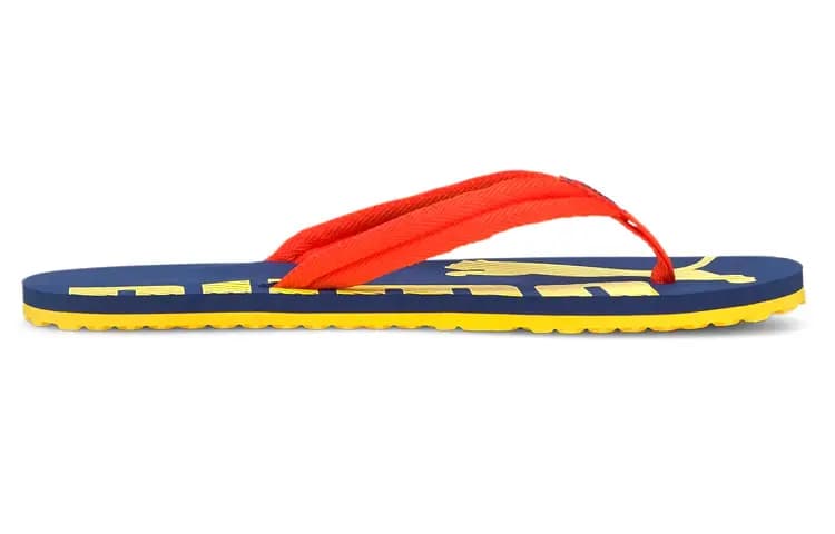 PUMA Epic Flip V2 Sürüşmə Ayaqqabı Sarı/Qırmızı 2