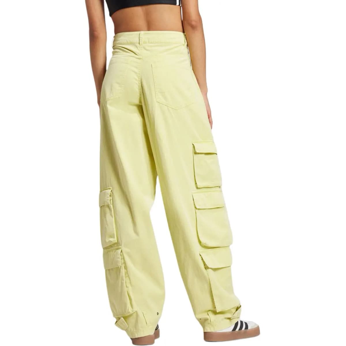 adidas Originals ADILENIUM SS24 Qadın Kargo Şalvarı Sarı 5