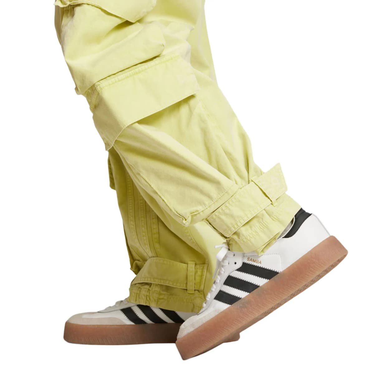 adidas Originals ADILENIUM SS24 Qadın Kargo Şalvarı Sarı 2