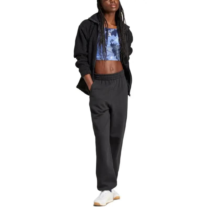 Adidas Originals SS24 ESSENTIALS FRENCH TERRY Qadın İdman Şalvarı Qara 4