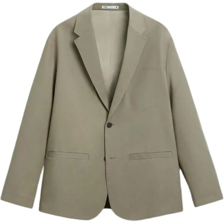 ZARA Blazer Kişi Qum Rəngi