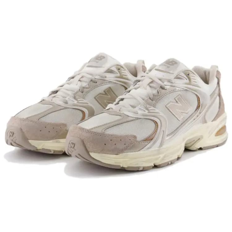 New Balance NB 530 İdman Ayaqqabısı Unisex Ağ/Boz 2