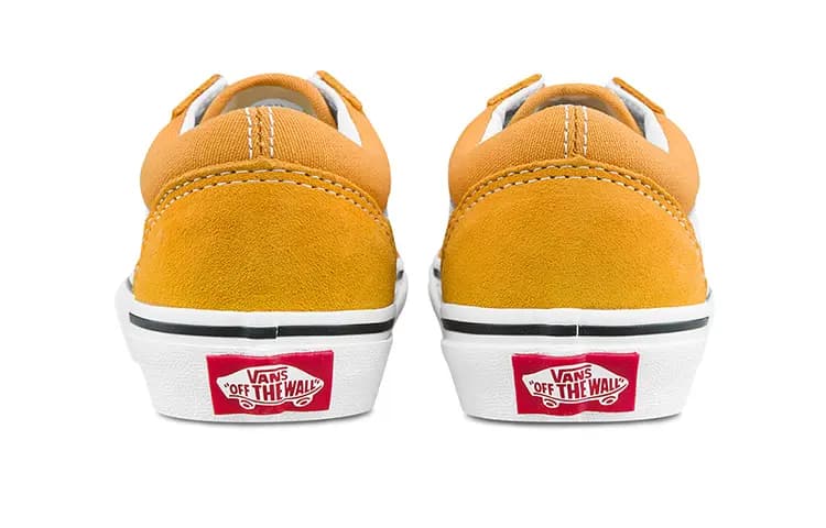 Vans Old Skool Low-Top Kids' Skateboarding Shoes Orange Teenagers 4