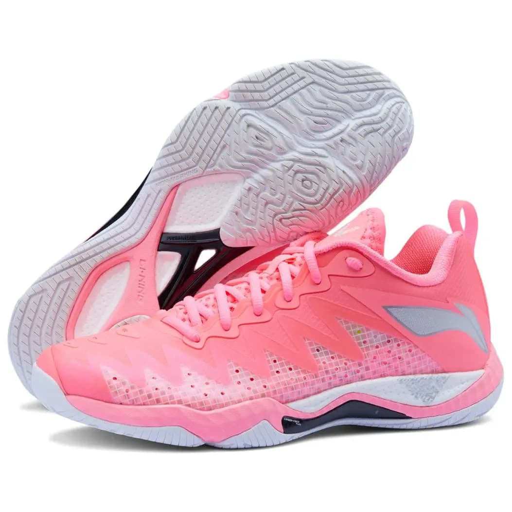 LiNing Harrier Hawk Badminton Ayaqqabısı Unisex Çəhrayı 5