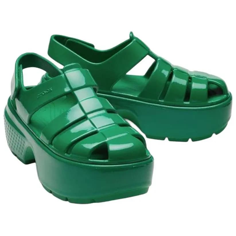 Crocs Roman Sandals Women's Green 3