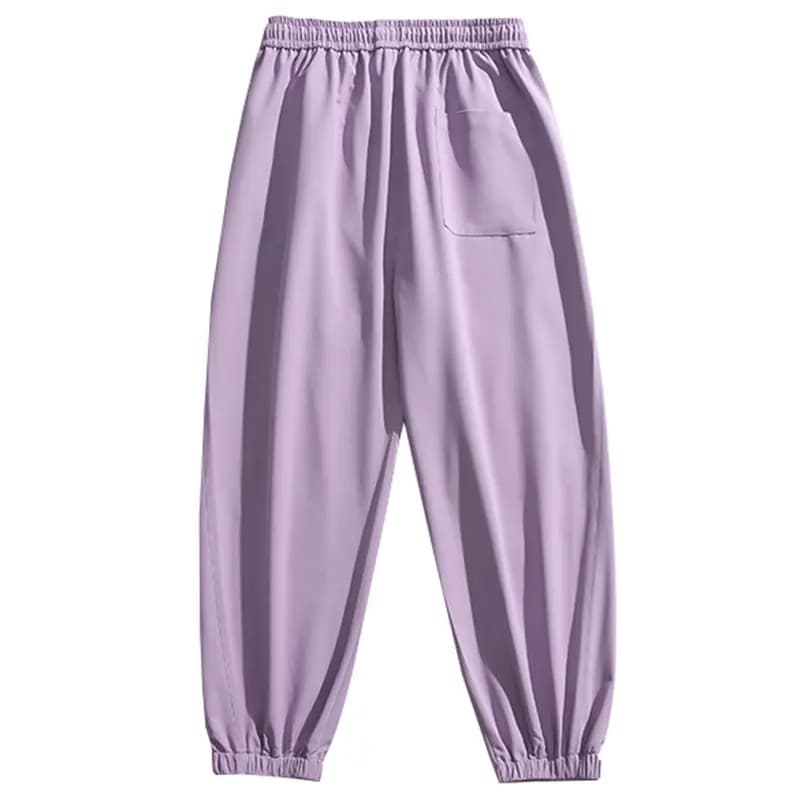 Jeep Unisex Hiking Outdoor High-Street Functional Solid Color Tapered Lightweight Cargo Pants 37