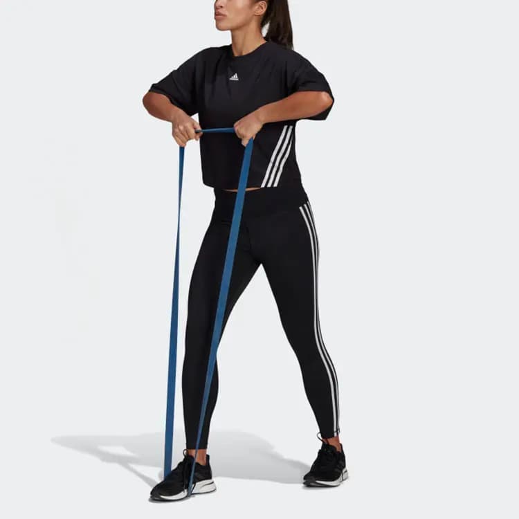 adidas Training Qadın Qısa Köynək Qara 2