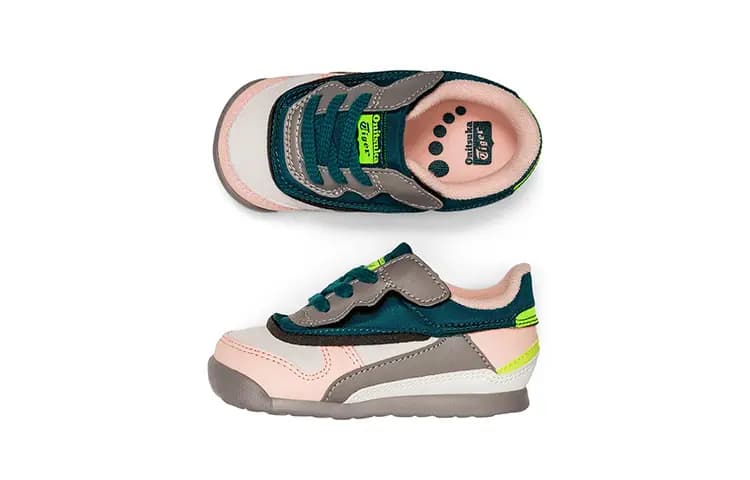 Onitsuka Tiger Uşaq İdman Ayaqqabısı Çəhrayı/Göy/Boz 5