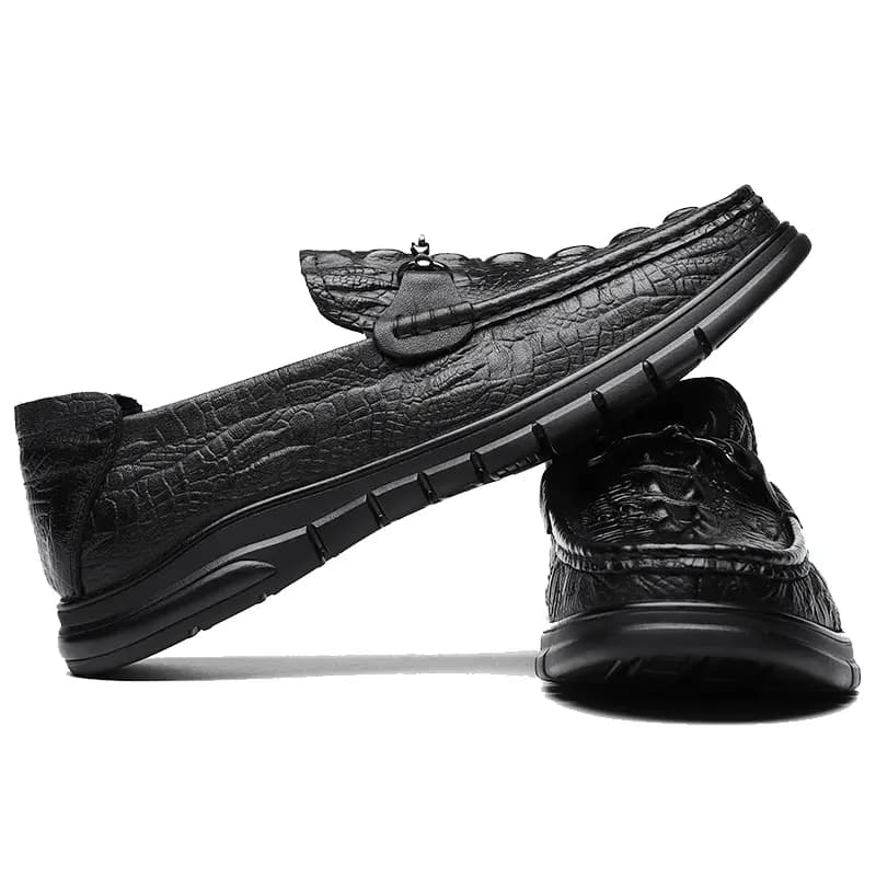 Mulinsen Gommino Loafers Men Black 5