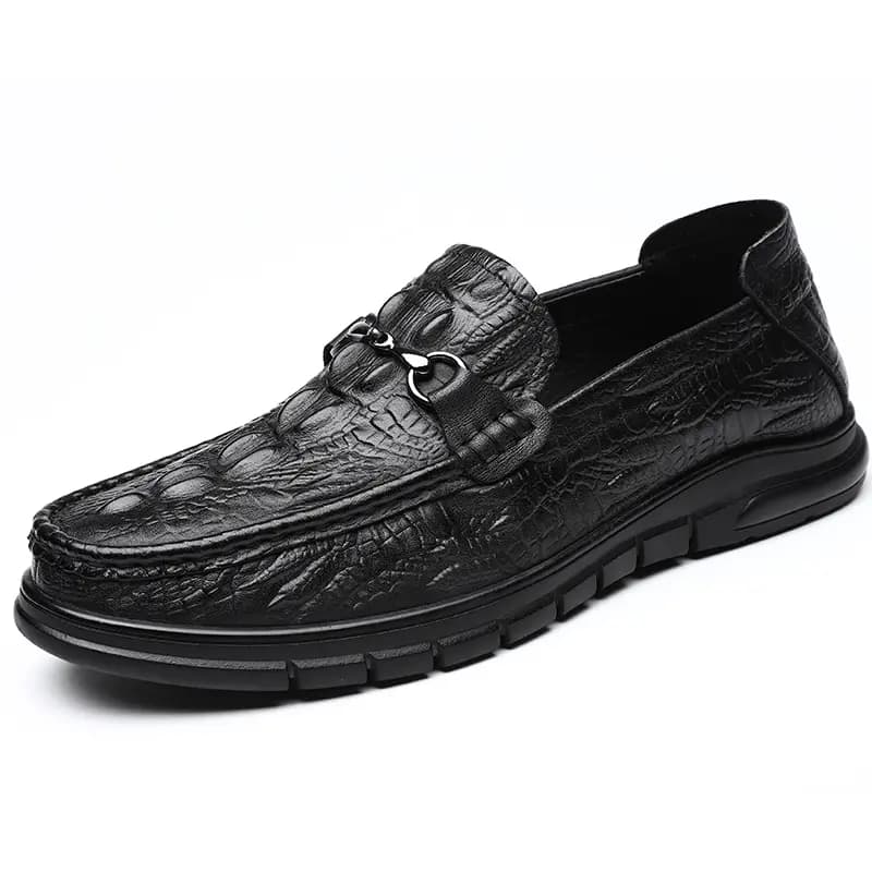 Mulinsen Gommino Loafers Men Black 2