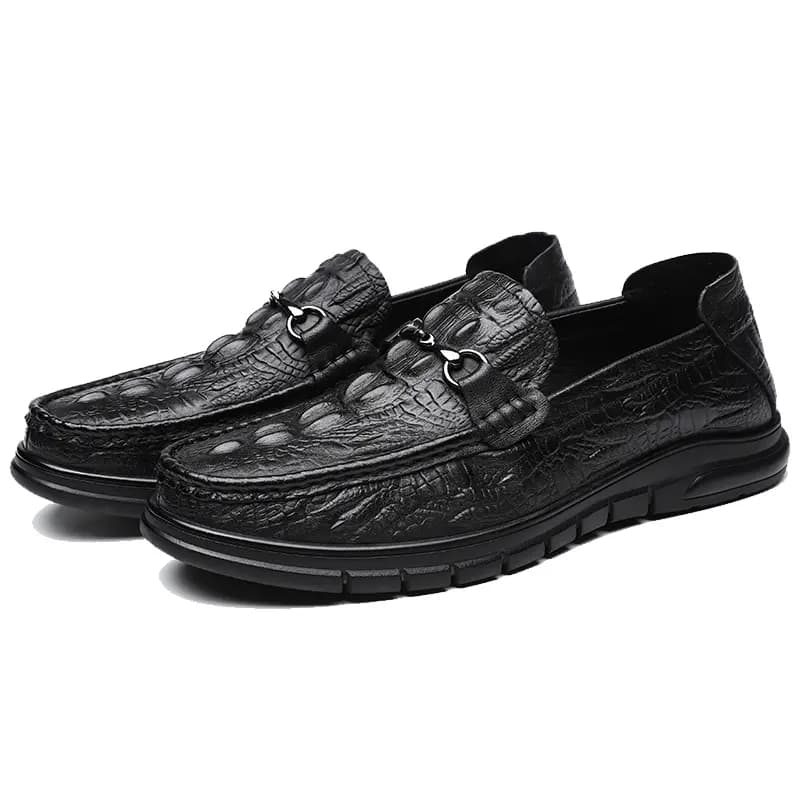 Mulinsen Gommino Loafers Men Black 4