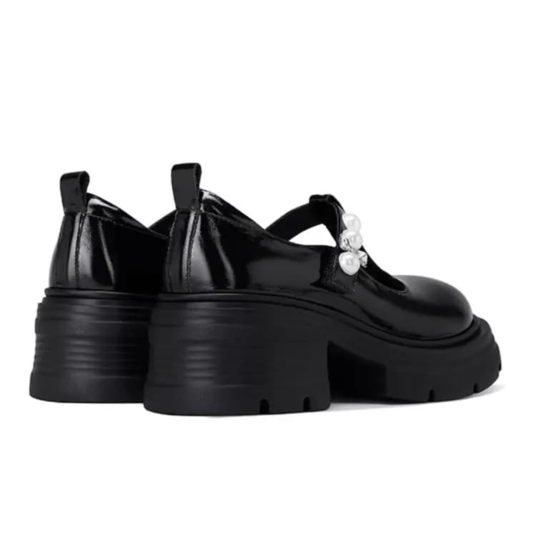JESSICA SOPHIA Mary Jane Shoes Women's Black 4