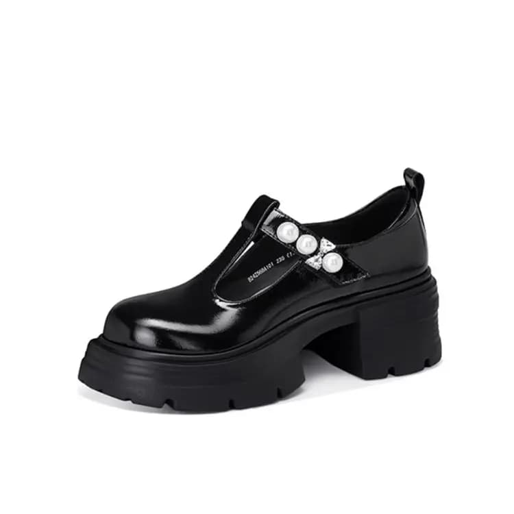 JESSICA SOPHIA Mary Jane Shoes Women's Black