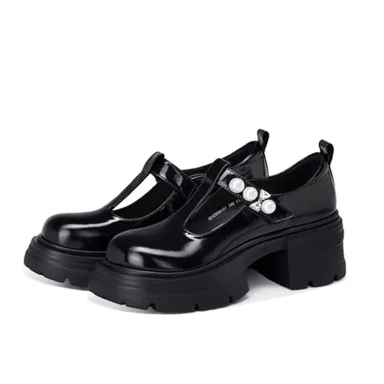 JESSICA SOPHIA Mary Jane Shoes Women's Black 3