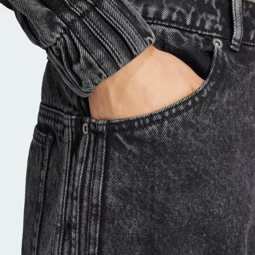 Adidas Originals Premium Essentials Wide Leg Denim Qadın Şalvar 4