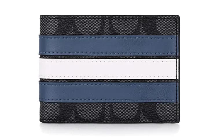COACH PVC Pulqabı Kişi Qara/Boz/Mavi/Ağ