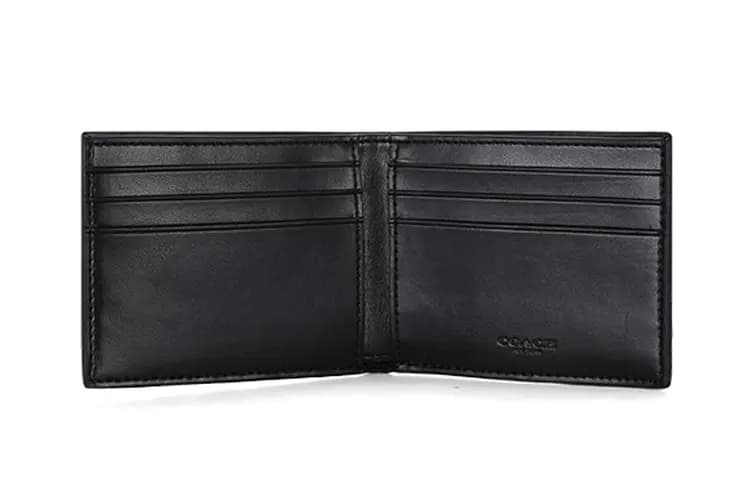 COACH PVC Pulqabı Kişi Qara/Boz/Mavi/Ağ 5