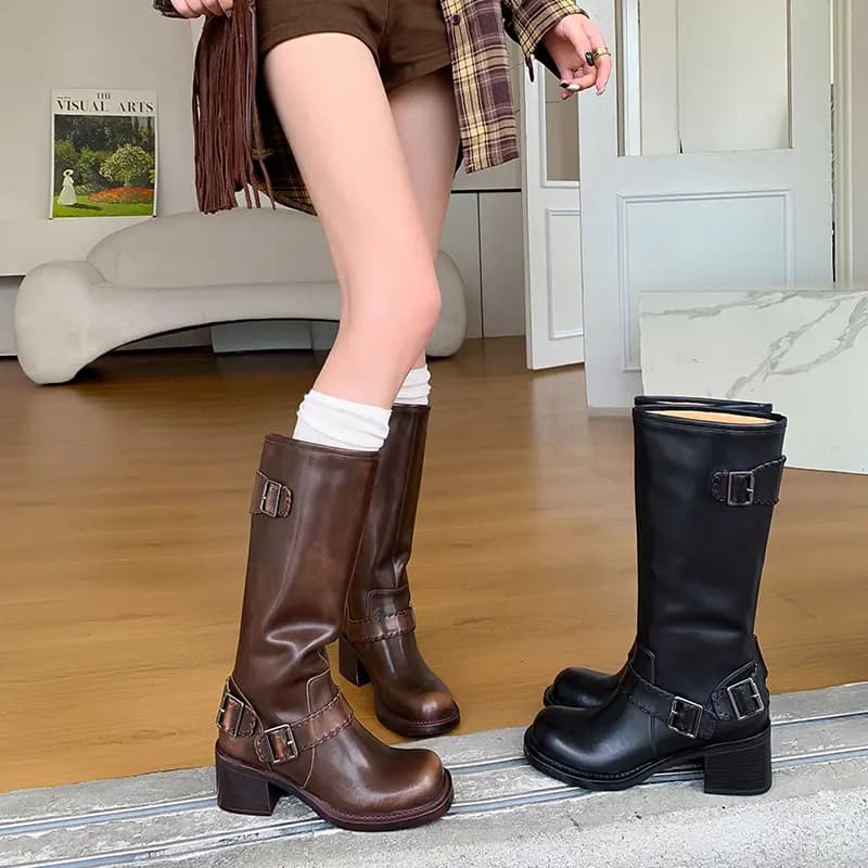 RAPHAEL SONA Fashion Casual Comfortable High Boots Women's 9