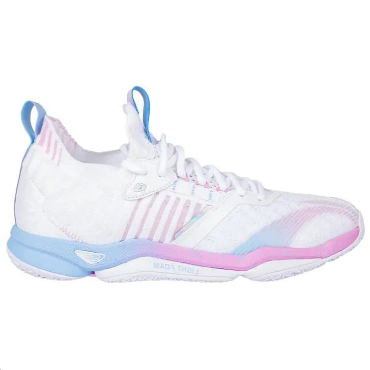 LINING Raid Badminton Ayaqqabısı Unisex Ağ/Çəhrayı 2