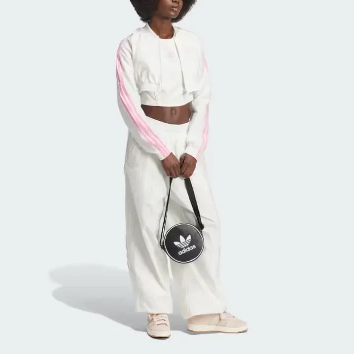 Adidas Originals Qadın Crop Top Ağ 2