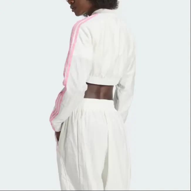 Adidas Originals Qadın Crop Top Ağ 4