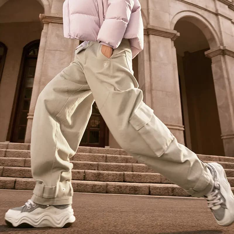 FILA ORIGINALE Cargo Pants Women's Khaki 4