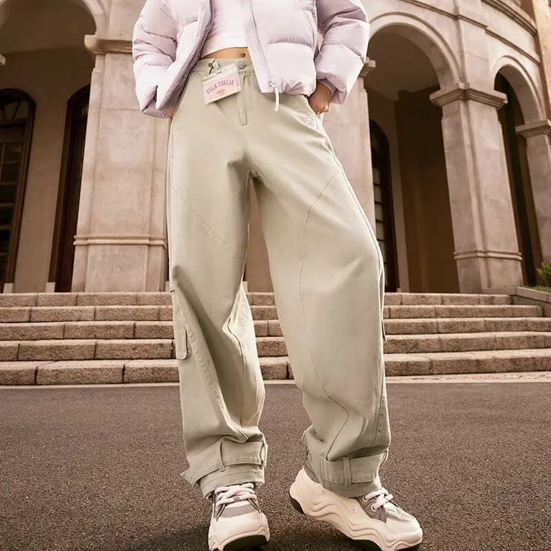 FILA ORIGINALE Cargo Pants Women's Khaki 3