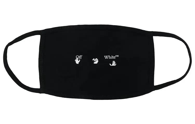 OFF-WHITE Logo Üz Maskası