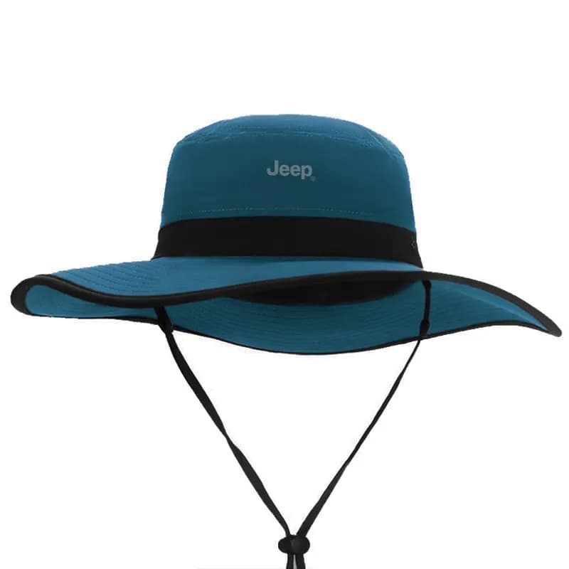 Jeep Sun Hat Summer UV Protection Hat Men's Outdoor Cycling Face Mask Men's Hiking Hat Nylon Sun Hat Unisex 2