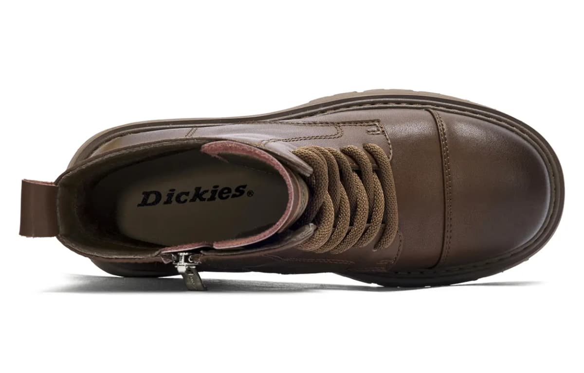 Dickies Fashion Vintage Versatile Martin Boot Women's Maillard Style Brown 8