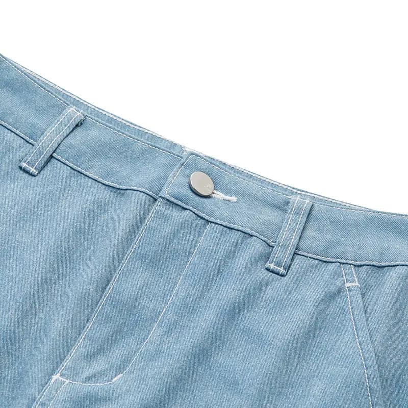 FILA FUSION Denim Uzun Ətək Qadın Mavi 3