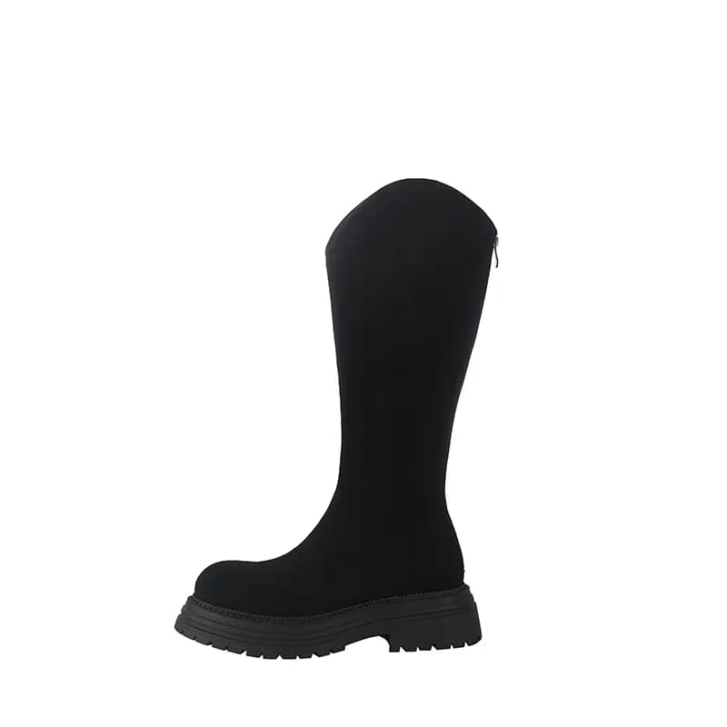 AIQINISHA Suede Uzunboğaz Çəkmə Qadın