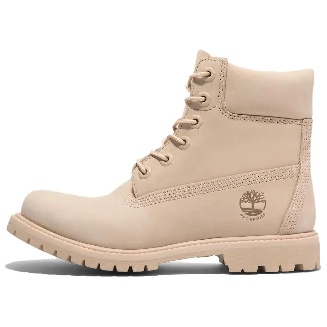 Timberland PREMIUM Qadın Boğazlı Çəkmə Açıq Bej