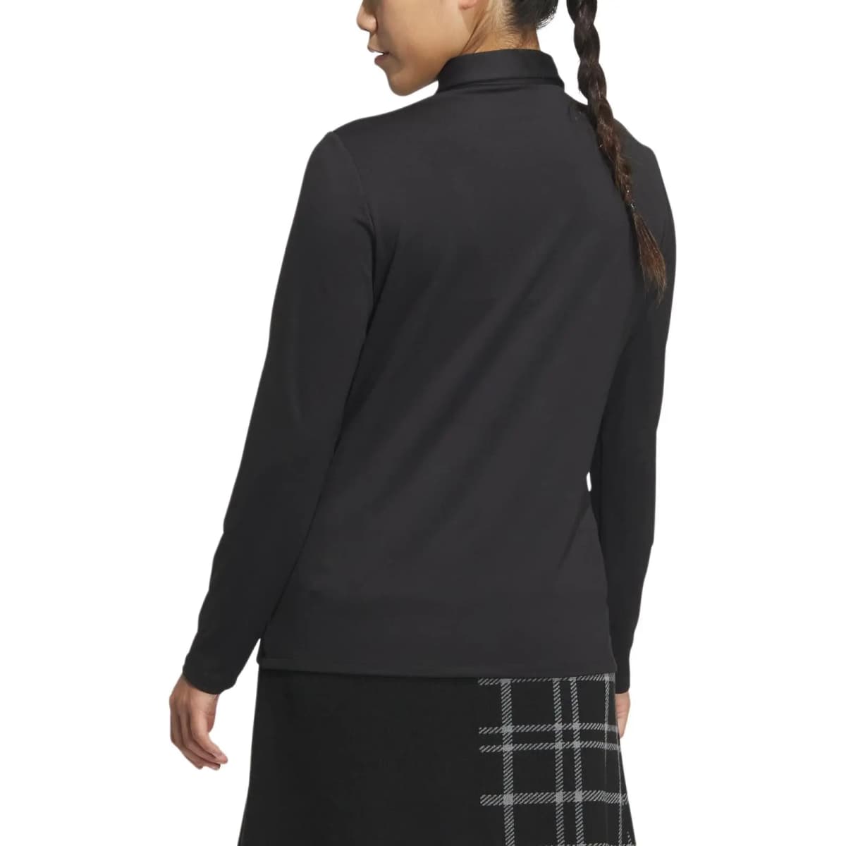 adidas Golf Uzunqol Polo Köynək Qadın Qara
