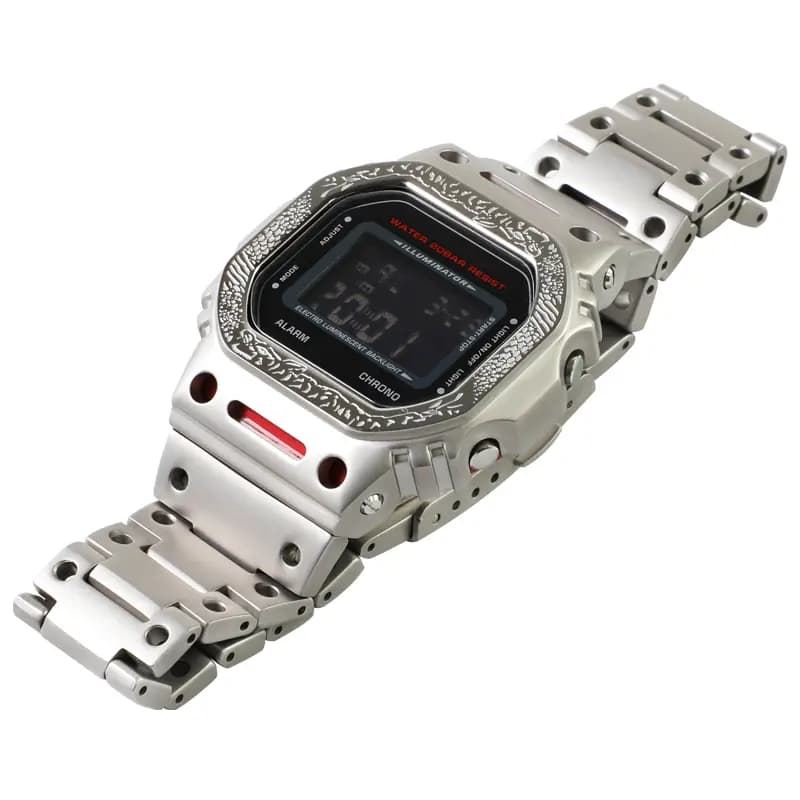 Kapten CASIO DW-5600 Seriyası Metal Qoruyucu Korpus və Kəmər Dəsti Unisex 6